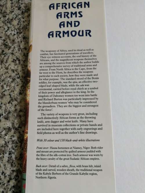AFRICAN ARMS AND ARMOUR CHRISTOPHER SPRING  1993