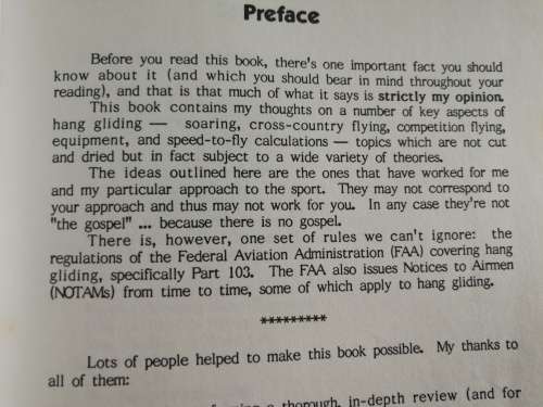 HANG GLIDING ACCORDING TO PFEIFFER RICH PFEIFFER SKILLS FOR THE ADVANCED PILOT flight aviation