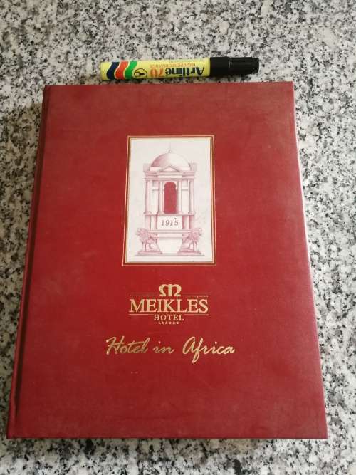 HOTEL IN AFRICA MEIKLES HOTEL NORMAN ATKINSON ( please note condition ) Rhodesia Rhodesiana
