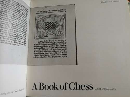 A BOOK OF CHESS  by C H O`D ALEXANDER 1973