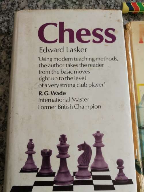 4 Books on CHESS  EDWARD LASKER PAUL LANGFIELD and USBORNE HOTSHOTS CHESS