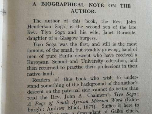 THE SOUTH EASTERN BANTU J HENDERSON SOGA 1930   ( South-Eastern  )