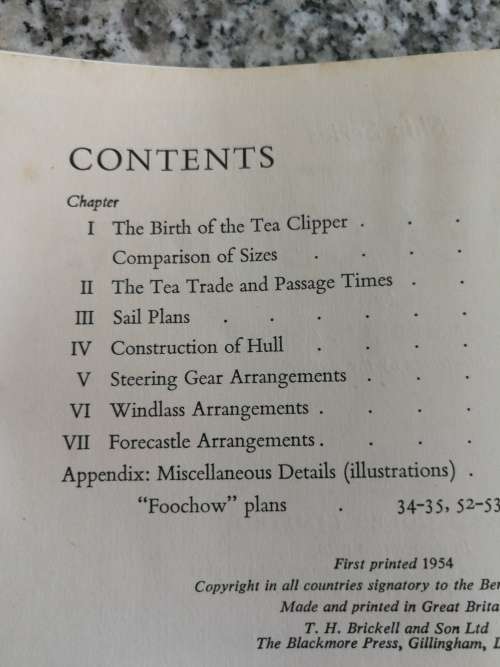 CHINA TEA CLIPPERS by G F CAMPBELL  Ship Series Adlard Coles Limited  1954