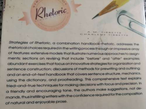 STRATEGIES OF RHETORIC A M TIBBETTS CHARLENE TIBBETTS SIXTH EDITION 1991 improve writing skills