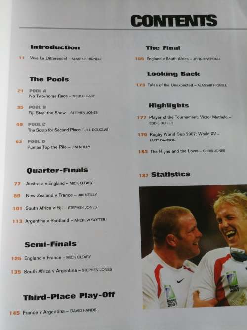 RUGBY WORLD CUP 2007 HEROES AND HEARTBREAK IAN ROBERTSON