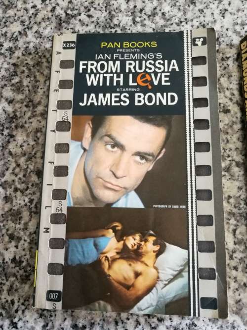 A Bundle of 7 JAMES BOND 007 IAN FLEMING Softcover Books