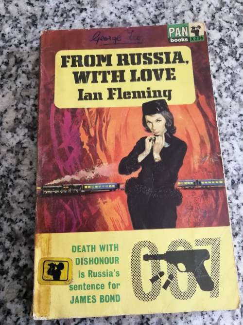 A Bundle of 7 JAMES BOND 007 IAN FLEMING Softcover Books
