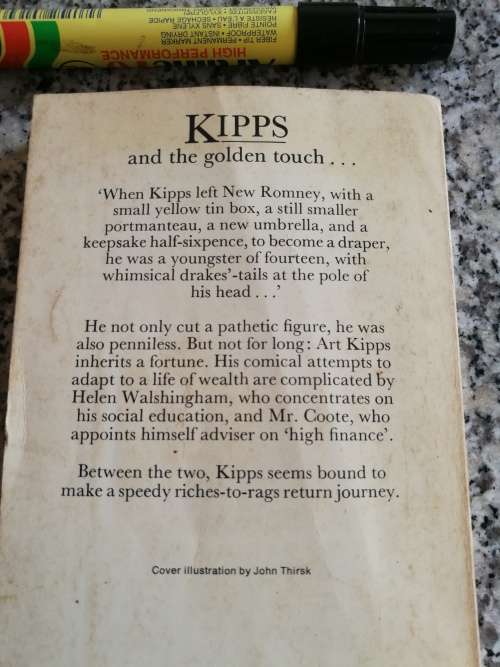 H G WELLS COMIC MASTERPIECE KIPPS ( please note condition )