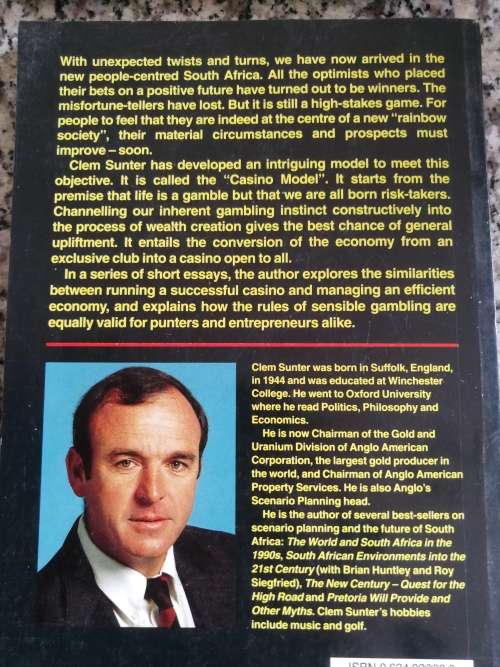CLEM SUNTER THE CASINO MODEL  ( Risk takers )