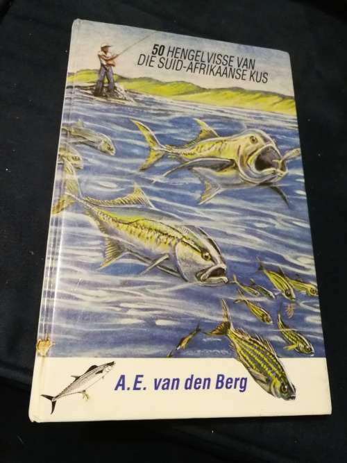 3 X A E van den BERG HENGEL BOEKE ( fishing angling books in Afrikaans )