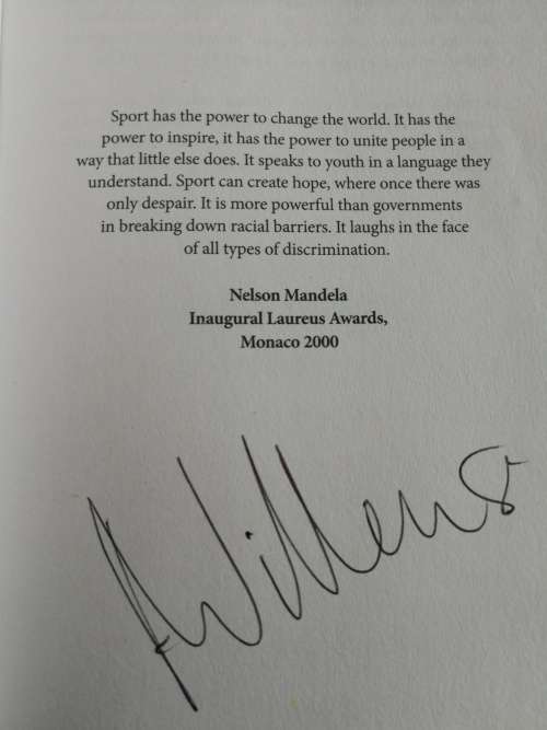 SIGNED THE ASHWIN  WILLEMSE STORY RUGBY CHANGED MY WORLD