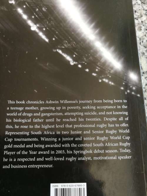 SIGNED THE ASHWIN  WILLEMSE STORY RUGBY CHANGED MY WORLD