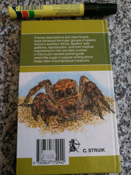 SPIDERS STRUIK POCKET GUIDES FOR SOUTHERN AFRICA GERRY NEWLANDS ELBIE de MEILLON