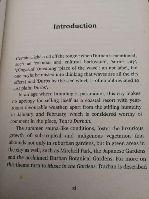 DURBAN IN A WORD Contrasts and Colours in ETHEKWINI Edited by DIANNE STEWART