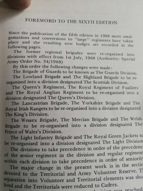 REGIMENTAL BADGES MAJOR T J EDWARDS 6TH ED PREPARED ARTHUR L KIPLING british military