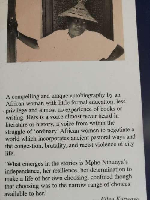 SINGING AWAY THE HUNGER STORIES OF LIFE IN LESOTHO MPHO MATSEPO NTHUNYA Signed copy