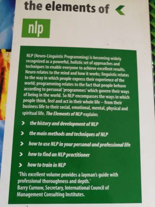 THE ELEMENTS OF NLP  CAROL HARRIS ( Neuro-Linguistic Programming )