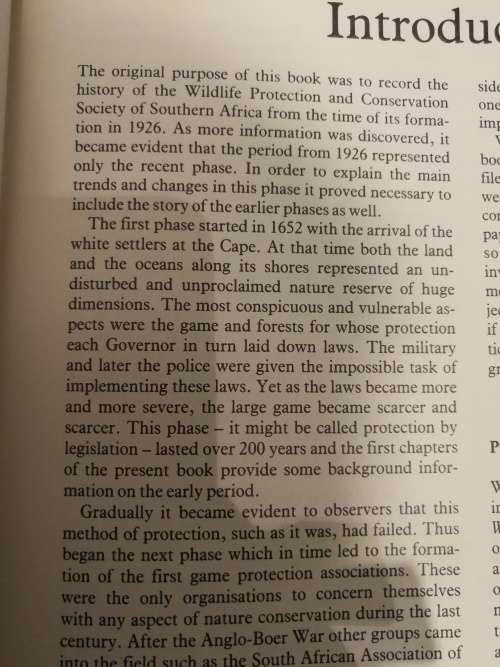 SIGNED THE CONSERVATIONISTS AND THE KILLERS by JOHN PRINGLE Story of Game Protection & Wildlife Soci