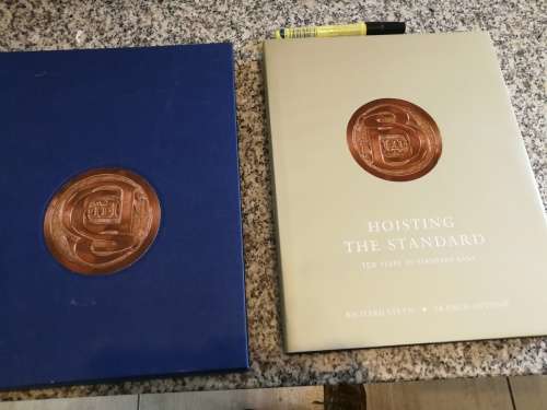 HOISTING THE STANDARD 150 YEARS OF STANDARD BANK RICHARD STEYN FRANCIS ANTONIE  in a SLIPCASE