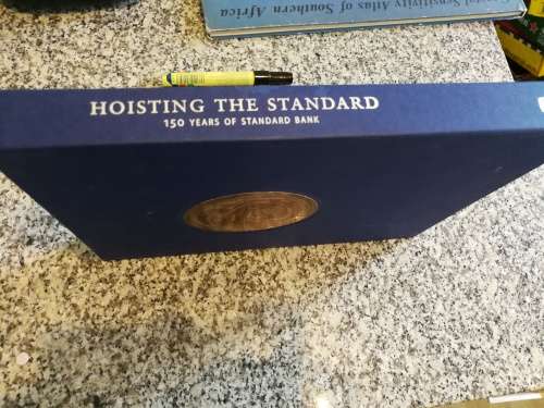 HOISTING THE STANDARD 150 YEARS OF STANDARD BANK RICHARD STEYN FRANCIS ANTONIE  in a SLIPCASE