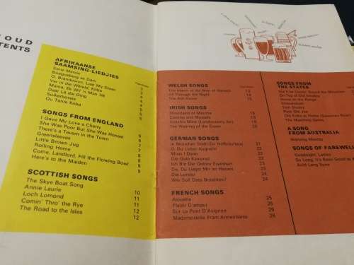 CASTLE LAGER SONG BOOK CASTLE LAGER SANGBOEK