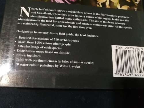 A FIELD GUIDE TO THE ORCHIDS OF NORTHERN SOUTH AFRICA & SWAZILAND DOUGLAS McMURTRY et al wildflowers