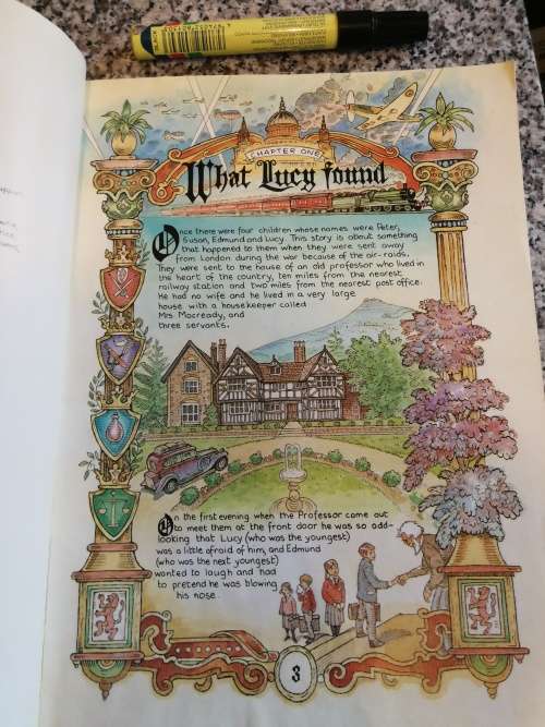 THE LION THE WITCH & THE WARDROBE C S LEWIS ROBIN LAWRIE Abridged Illustrated A Graphic Novel