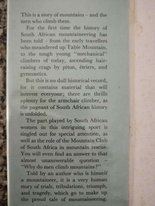A PEAK TO CLIMB JOSE BURMAN LIMITED EDITION Mountain rock climbing mountaineering Ex  library book