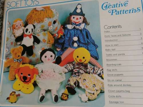 SOFT TOYS CREATIVE PATTERNS DORIS EDWARDS  1975