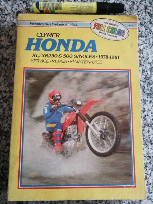 CLYMER HONDA XL / XR250 & 500 SINGLES 1978- 1991 SERVICE REPAIR PERFORMANCE Motorcycle