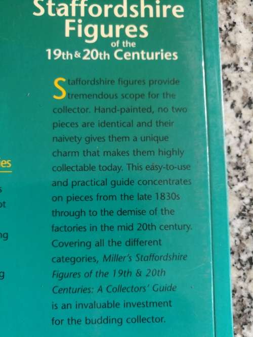 MILLER`S STAFFORDSHIRE FIGURES 0F THE 19th and 20th CENTURIES A COLLECTORS GUIDE  ( Pottery  )