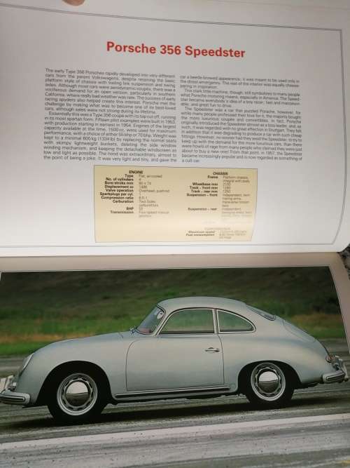 PORSCHE GREAT MARQUES POSTER BOOK CHRIS HARVEY Porsche Cars from 1955 - 1984