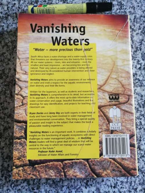 VANISHING WATERS BRYAN DAVIES & JENNY DAY Fresh water Biology