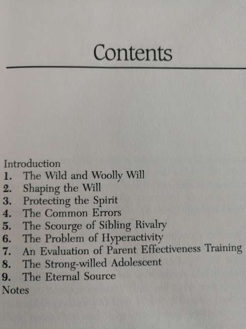 Dr JAMES DOBSON ON PARENTING Strong Willed Child & Parenting isn`t For Cowards 2 BOOKS in 1 Volume