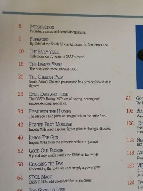 MORE THAN A GAME SAAF`s 75 Anniversary  1920 -1995 A Salute to the S A AIR FORCE HERMAN POTGIETER