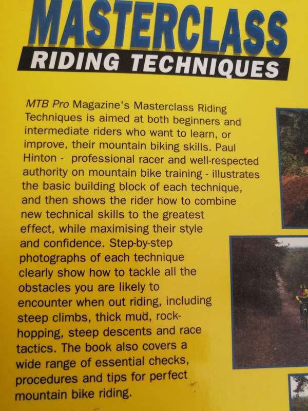 MTP PRO MASTERCLASS RIDING TECHNIQUES Improve your Mountain Bike Riding Skills PAUL HINTON   cycling