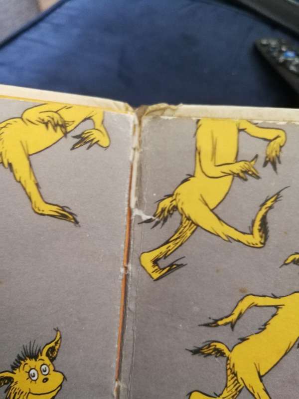 THE FOOT BOOK BY DR SEUSS First Published in Great Britain in 1969  ( NB Please note poor condition