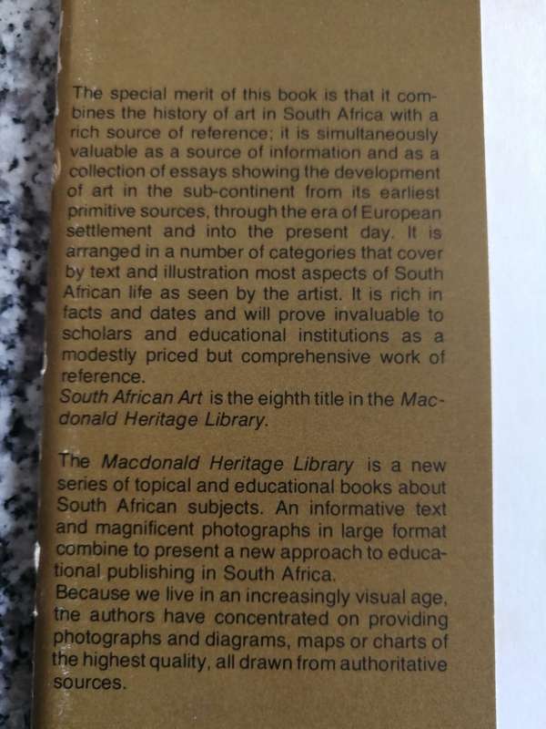 SOUTH AFRICAN ART JAMES AMBROSE BROWN MacDonald Heritage Library 1978