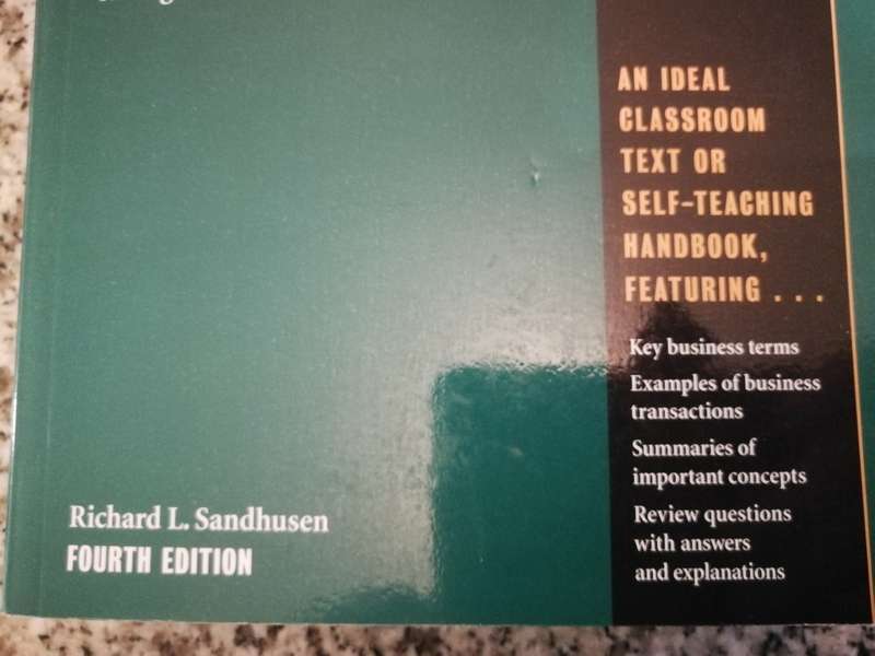 MARKETING RICHARD L SANDHUSEN BARRONS 4TH Edition Business Review Books Like new