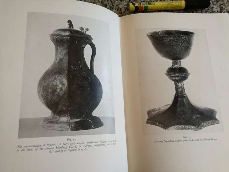 PEWTER DOWN THE AGES HOWARD HERSCHELL COTTERELL 1932 From Medieval Times to Present