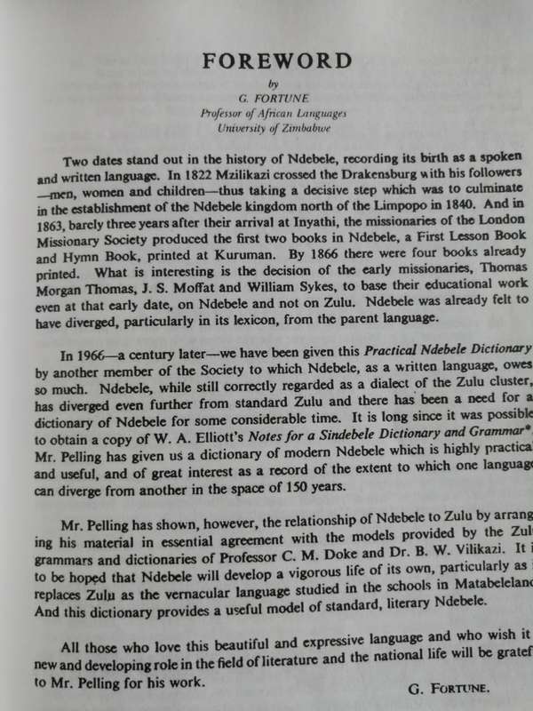 A PRACTICAL NDEBELE DICTIONARY SECOND EDITION
