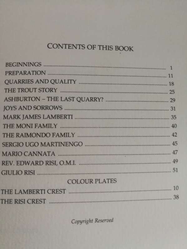 THE FAMILY INFLUENCE Achievements of the Lamberti and Risi Families Edmund `Mingo` Lamberti