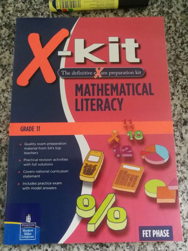 X-KIT MATHERMATICAL LITERACY FET PHASE GRADE 10  ( X KIT XKIT )