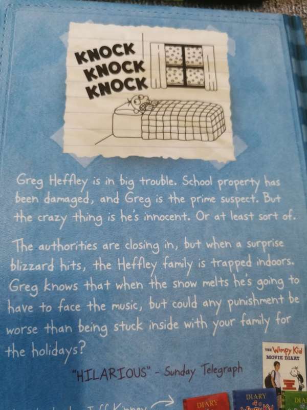 DIARY OF A WIMPY KID CABIN FEVER JEFF KINNEY ( Hardcover )