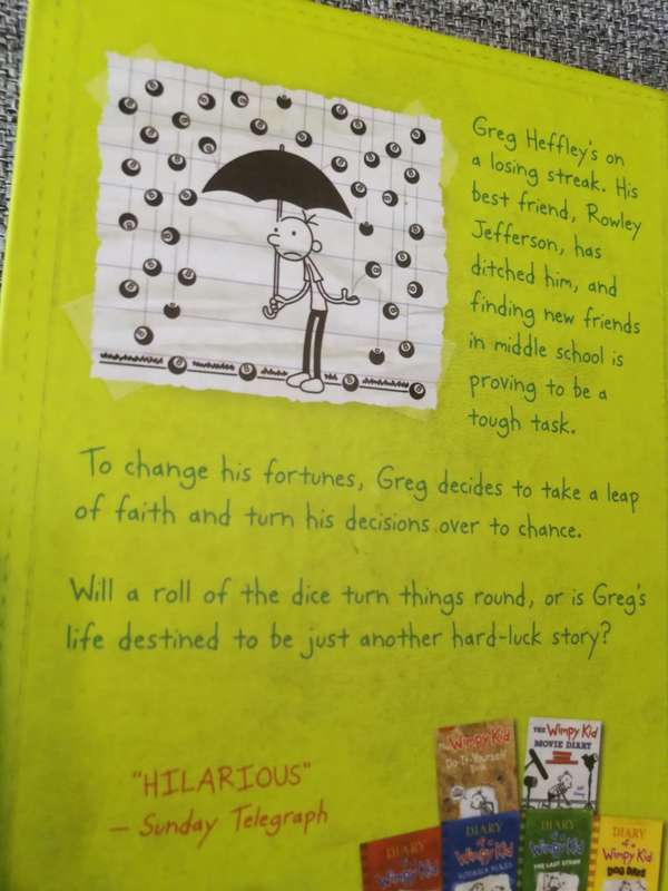 DIARY OF A WIMPY KID HARD LUCK JEFF KINNEY ( Hardcover )