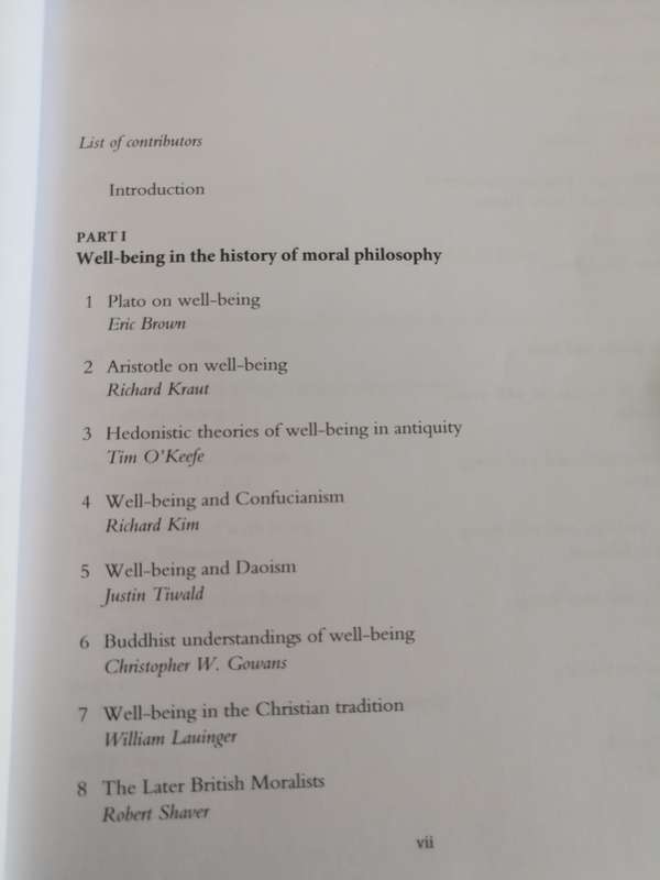 THE ROUTLEDGE HANDBOOK of PHILOSOPHY  of WELL BEING Edited by GUY FLETCHER