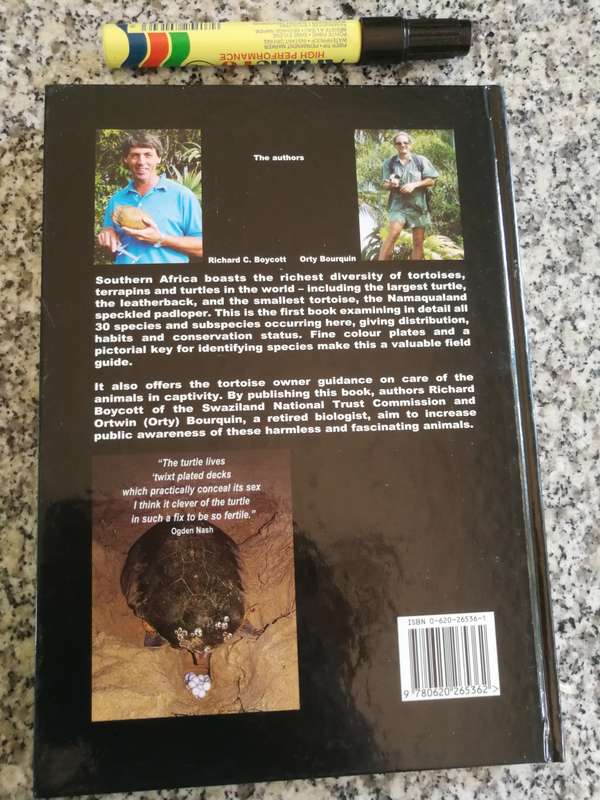 THE SOUTHERN AFRICAN TORTOISE BOOK Revised Expanded Edition Richard C Boycott incl Terrapins