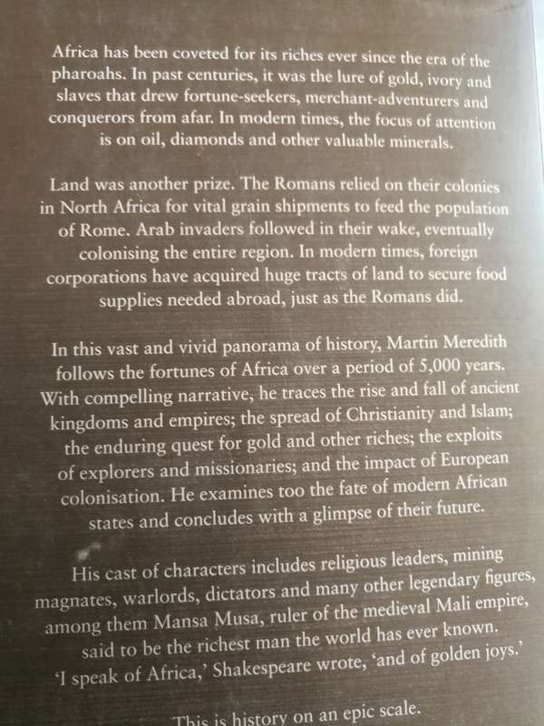 MARTIN MEREDITH THE FORTUNES OF AFRICA A 5000 Year History of Wealth Greed and Endeavour