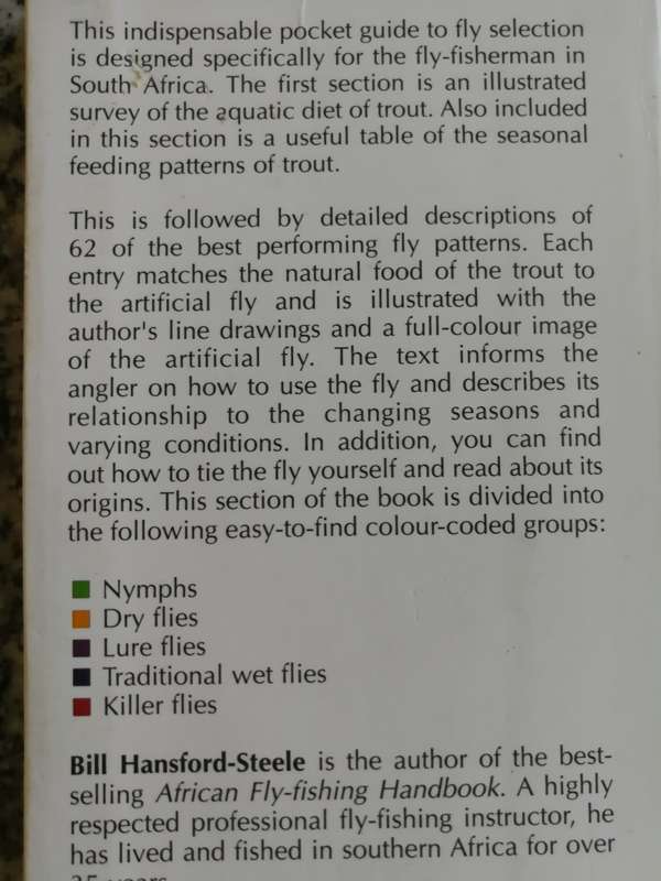 FRESHWATER FLIES FOR SOUTH AFRICAN WATERS  BILL HANSFORD-STEELE flyfishing fly fishing )