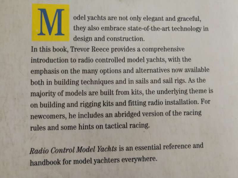 RADIO CONTROL MODEL YACHTS TREVOR REECE   ( YACHTING BOAT MODELS  )